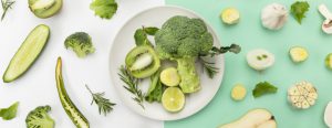 zielone warzywa, salata, zdrowa żywność, zdrowe odżywianie