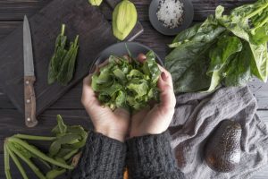 zielone warzywa, salata, zdrowa żywność, zdrowe odżywianie